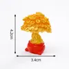 Lingote de Ano Novo para Atrair Riqueza, Boneco de Cavalo Dourado Pequeno, Acessórios Fofos de Decoração DIY, Pequenos Enfeites para Carro e Desktop