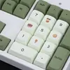 Matcha Coreano, Tailandês, Japonês, Inglês Pequeno Conjunto Completo Pbt Sublimação de Cor Xda Keycaps Adequado para 61/64/68/84/87/104