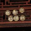 Cristal Loiro Natural Brasileiro Contas Soltas de Cristal de Titânio Contas Soltas Joias DIY Contas de Buda Multipedras Pulseira de Cristal