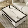 Alfombrilla Minimalista para Mesa de Café 2026 Modelo Nuevo Lujo Ligero Sensación de Gama Alta Sala de Estar Estilo Ins Específica para Mesa de Café Impermeable y a Prueba de Aceite Mantel