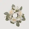 Venda Quente Transfronteiriça Rosa Artificial para Fotografia de Roupas Decoração de Casa de Casamento Velas de Hortênsia Flor Artificial para Roupas