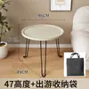 Mesa dobrável para acampamento ao ar livre, mesa de chá, mesa de piquenique portátil, mesa de churrasco ao ar livre, mesa de piquenique espessa e à prova d'água para viagens de carro