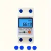 Medidor inteligente de vatios-hora para el hogar DDS662 electrónico monofásico 220V tipo riel pantalla digital miniatura medidor de vatios-hora para aire acondicionado