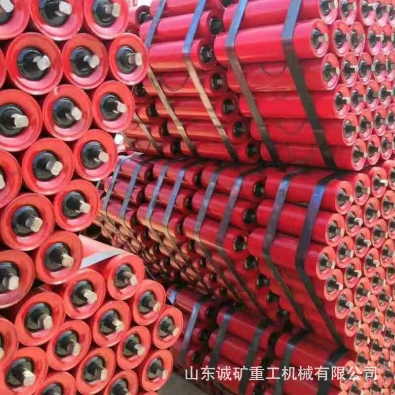 托辊厂家工业无动力缓冲托辊煤矿三联托辊耐磨防尘防水托辊5