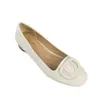 Zapatos de Mujer Individuales para Verano y Otoño, Zapatos Nuevos de Tacón Bajo y Boca Poco Profunda, Zapatos de Tacón Bajo para Mamá, Versátiles, Cómodos, Zapatos de Mujer con Suela Suave