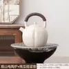 Estufa Cerámica Eléctrica de Interior para Uso Doméstico, Pequeño Set de Tetera con Tetera y Dispositivo para Preparar Té