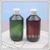 Botella dosificadora verde oscuro de 200 ml con tapa estándar, botella de cuello estrecho, botella con tapa de rosca, botella de 200 ML para aceites esenciales, botella para medicina de peces, botella de champú