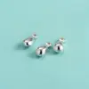 Colgante Pequeño Gota de Agua Plata de Ley S925 Colgante Simple de Gota de Agua Pulsera de Cuerda Hecha a Mano DIY Colgante de Acabado Colgante de Collar