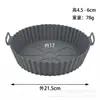 Tapete de Assar para Air Fryer de Grau Alimentício à Prova de Óleo e Resistente a Altas Temperaturas Conjunto de Três Peças Dobrável Molde de Silicone para Bolo para Micro-ondas