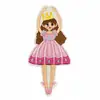 Parche de Tela Bordado de Personaje de Dibujos Animados Transfronterizo Parche Bordado Decorativo de Princesa Caballero Parche Pegado con Pegamento Termofusible Caliente