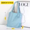 Bolsa Colete Jeans Bolsa Lona Logo Impresso Personalizado Bolsa de Mão de Alta Qualidade Grande Capacidade Bolsa de Lona Pronta Personalização