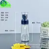 Botella de Loción de 50 ml con Base Gruesa y Paredes Gruesas, Tapa Media, Botella de Base de Maquillaje de Mascota de Alta Transparencia, Botella de Muestra Cosmética