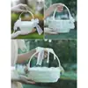 Suprimentos para Casamento Novo Cesta de Flores para Noiva Branco Estilo Ocidental Cesta para Flores de Daminha de Honra Madrinha Cesta de Flores de Mão para Casamento