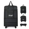 Bolsa de bagagem dobrável universal com rodas, bolsa de transporte aérea 158, super grande capacidade, bolsa de viagem para estudo no exterior
