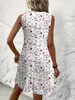 Vestido de Verano y Primavera 2026 para Mujer Tallas Grandes Estampado sin Mangas Holgado Transfronterizo Europeo y Americano Amazon Aliexpress