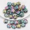 Novas Contas Soltas de Vidro Cabeça de Touro com Furo Médio de 12mm Pingente para Joias Artesanais DIY Pulseira Materiais Acessórios Atacado