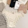 Una generación de nueva ropa interior de encaje satinado sedoso para mujer, sexy, de verano, delgada, transpirable, de corte bajo, tipo hipster