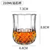 Vaso para Beber Whiskey Puro, Vaso Clásico para Licores para el Hogar, Vaso de Bar, Vidrio de Cristal, Copa de Cristal