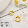 Anillo de cuentas de pintura en polvo de aleación tarjeta 10 flores coloridas diy material para cadena de teléfono móvil accesorios para pulseras hechas a mano material joyería