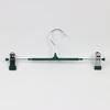 Gancho con Clip para Pantalones Almacenamiento de Pantalones Hogar Antideslizante Jk Percha para Ropa Acero Inoxidable Clip para Falda Secado Estante con Clip para Pantalones Recubierto de Plástico