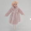 Muñeca de 28/30 cm, 6 puntos, vestido de novia especial, ropa de simulación, moda, abrigo de piel, juguete para niña