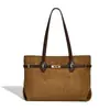 Bolsa Tote de Design de Nicho para Mulheres 2025 Nova Bolsa de Ombro Único Transversal Retro Moda Grande Capacidade Bolsa de Axila para o Dia a Dia