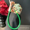 Presente Ano Novo Zodíaco Lanyard para Celular Couro Pônei Cor Sólida Tira de Couro Versátil Pingente de Bolsa Chaveiro Tira de Corrente para Celular