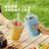 Copo Dobrável de Silicone para Bolas de Gelo, Gadget para Fazer Gelo de Grau Alimentício, Forma Portátil para Cubos de Gelo, Copo Grande para Bolas de Gelo