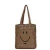 Bolso de Mano Tejido Hueco para Mujer 26 Nuevo Estilo Tejido a Mano Artístico Casual de Paja para Vacaciones en la Playa