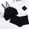 Ropa interior sexy de encaje estilo japonés para niña, sujetador push-up sin aros para mujer, accesorio grueso superior que colapsa el pecho, conjunto de sujetador pequeño