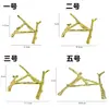 Base triangular transparente de cristal en forma de rama de árbol, un regalo para un adorno de mesa de sala de estar de lujo ligero o soporte para muñecas