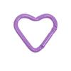 Llavero con Cierre de Resorte en Forma de Corazón Colorido Accesorios para Joyería DIY Anillo de Conexión de Aleación