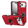 Capa de Celular para iPhone 17 Pro Max para Caminhada ao Ar Livre com Porta-Cartão, Capa Protetora Magnética Anti-Queda para Montagem em Carro Apple 15