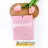 Rosa Bow Auto-selante Saco Anti-oxidação Jóias Plástico Selado Saco Menina Bonito Pó Puff Saco de Embalagem de Cosméticos