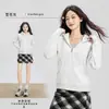 Sudadera con capucha y cremallera gruesa de forro polar para mujer, ajuste ceñido, cálida, adelgazante, chaqueta deportiva casual para otoño e invierno