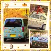 Adesivos Dia de Ação de Graças Peru Caixa de Correio Adesivos de Carro suit Adesivos Magnéticos Adesivos Decorativos de Desenho Animado Adesivos de Festa Adesivos de Feriado Geladeira