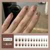 Unhas Postiças Curtas Personalizadas no Atacado, Adesivos de Unha Embalados, Unhas Usáveis, Arte de Unha Ilustrada, Unhas Postiças