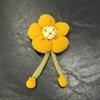 Nuevo Tejido Girasol Flor de Algodón Flor de Calabaza Broches Accesorios Bolsa Sombrero Toalla de Baño Accesorios para la Cabeza Accesorios