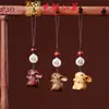 Sândalo Verde e Sândalo Vermelho Vários Pingentes para Celular Acessórios de Chaveiro Joias Sândalo Doze Signos Acessórios DIY Pingentes
