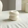 Vela Aromática de Anillo de Rosquilla Estilo Ins Decoraciones Creativas para el Hogar Adornos Decoración de Dormitorio Regalo Romántico de Cumpleaños