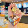 Chaveiro Mini Cubo Mágico Atacado Desenho Animado Boneca Pequena Charme de Bolsa Fofo Pingente para Mochila Escolar de Estudante Presente