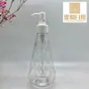 Bomba de Presión Negra Blanca Bomba de Aceite Botella Dispensadora de Aceite Desmaquillante de Plástico Botella Dispensadora de Loción de Forma Diamante Botella de Loción Corporal
