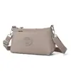 Bolsa Pequena Transversal Nova Moda Verão Casual Versátil Compras Leve Bolsa de Ombro Bolsa de Nylon Resistente à Água
