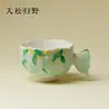 Caneca Master com Cabo de Borboleta de Osmanthus Pintada à Mão Cerâmica Artesanal Criativa Xícara de Chá Conjunto de Chá Kung Fu Xícara de Degustação