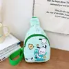 Bolsa Infantil de Desenho Animado para Meninos e Meninas, Bolsa de Peito Pequena Casual para Exterior, Bolsa Transversal Leve da Moda, Mochila Pequena de Nylon