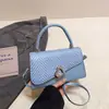 Tendencia de Moda 2026 Bolso Cruzado Casual para Hombro de Mujer Verano Nuevo Estilo Elegante Simple y Único Bolso Cuadrado Pequeño