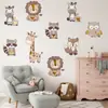 Ma19605 Jirafa del Bosque Búho Lámina Dorada Pegatina de Pared Decoración de Fondo para Sala de Estar Habitación Infantil Pegatina de Pared Autoadhesiva