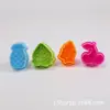 4 Peças fofo desenho animado molde de biscoito crianças cor forma de animal bolo molde de biscoito ferramentas para fazer massa