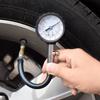 Medidor de pressão dos pneus de automóvel de alta precisão medidor de pressão dos pneus multifuncional com medidor de pressão dos pneus vazios mangueira longa monitor mecânico de medidor de pressão dos pneus