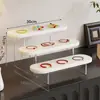 Soporte de Exhibición para Pulseras Escritorio Acrílico Estante de Almacenamiento de Joyería Organizador de Accesorios para Collares Holder de Cristal para Joyería y Relojes